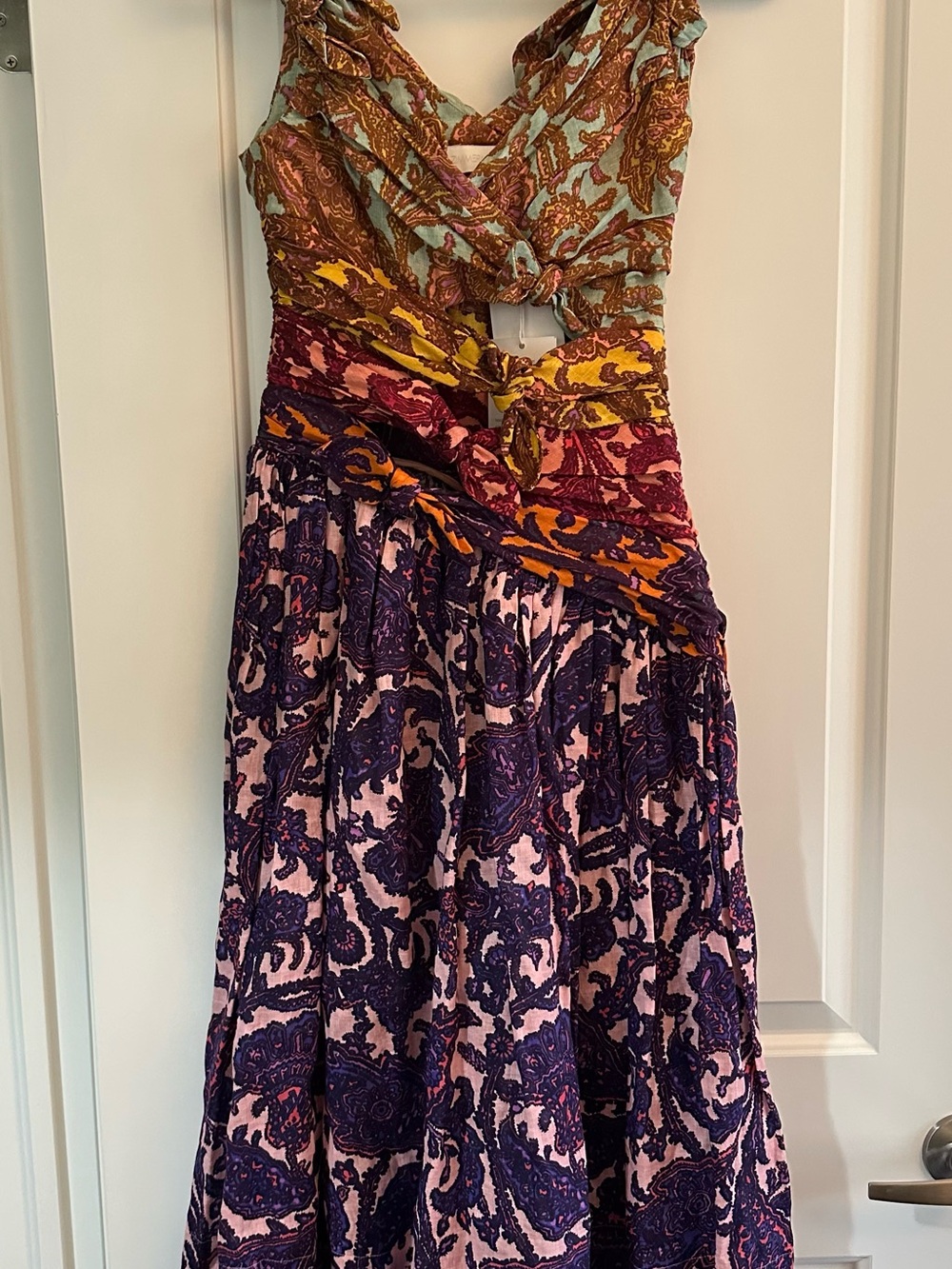 Zimmermann MultiโColor Patterned three piece resort wear
